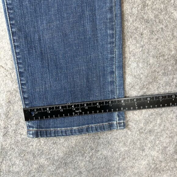 Eileen Fisher Jeans Womens 16 Petite Straight Leg Medium Wash Denim - Picture 7 of 10